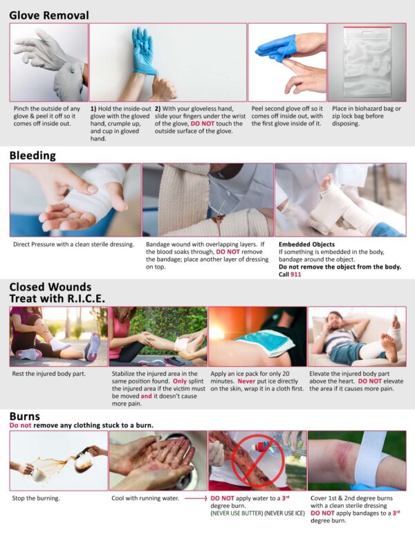 Ready to Respond (First Aid) Laminated Poster - Image 3